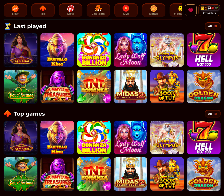 Slots und Live Casino bei Kitsune Deutschland